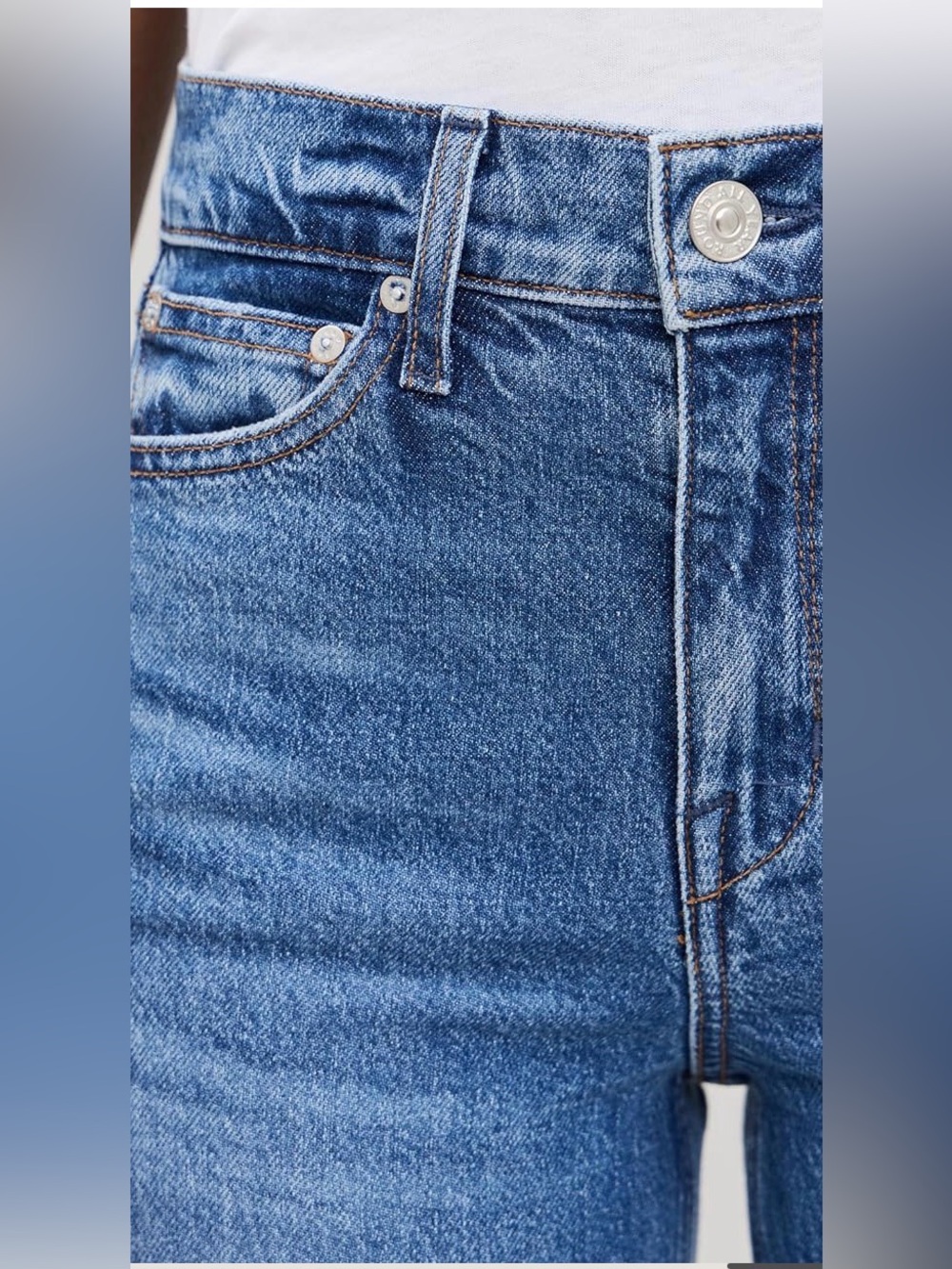 AYR SECRET SAUCE Straight leg jeans in medium wash - Picture 7 of 13